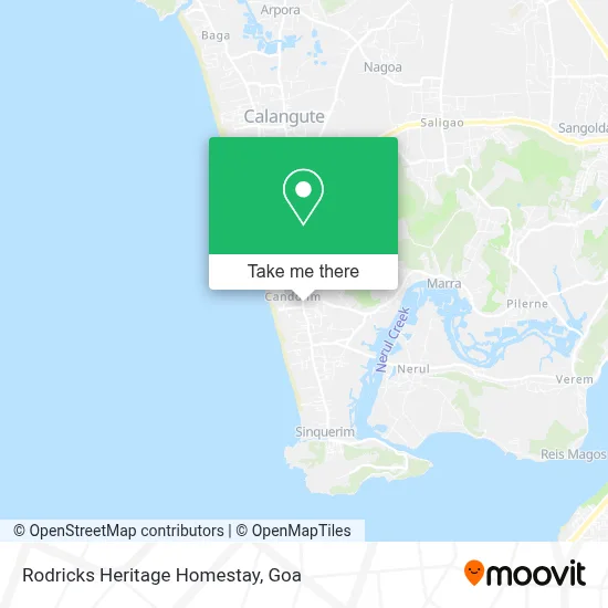 Rodricks Heritage Homestay map