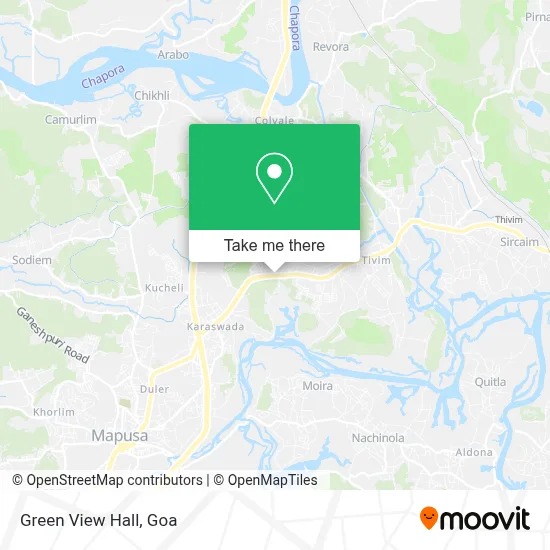 Green View Hall map