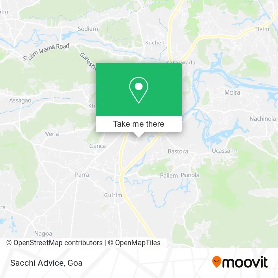 Sacchi Advice map