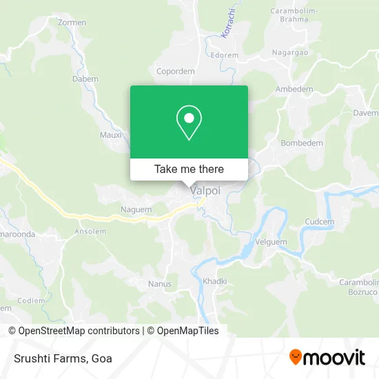 Srushti Farms map