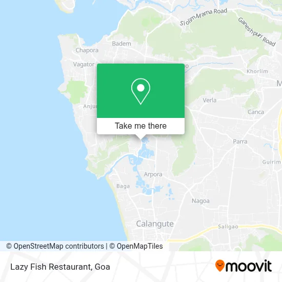 Lazy Fish Restaurant map