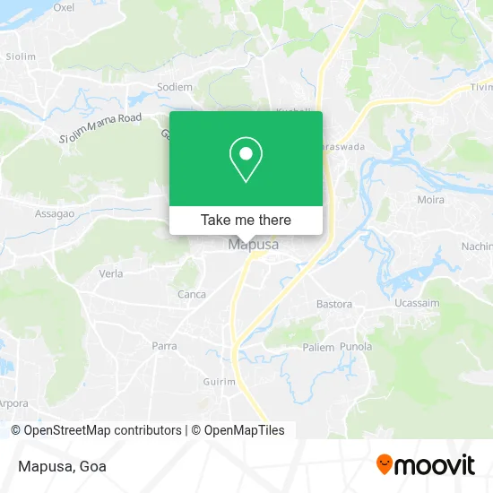 Mapusa map