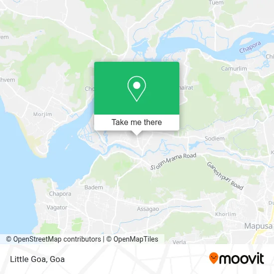 Little Goa map