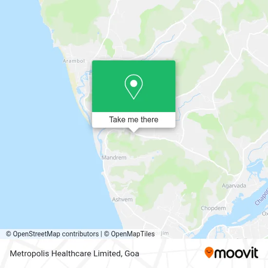 Metropolis Healthcare Limited map