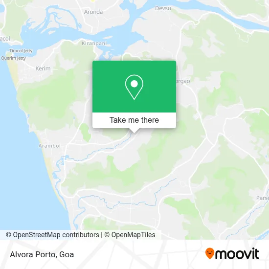 Alvora Porto map