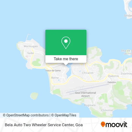 Bela Auto Two Wheeler Service Center map