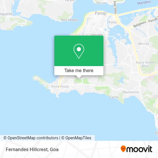 Fernandes Hillcrest map
