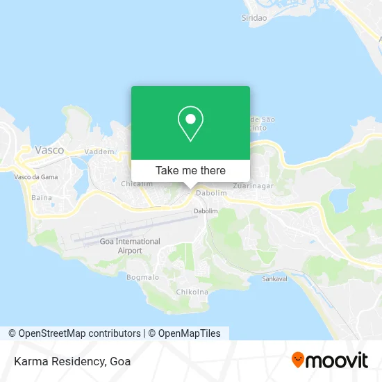 Karma Residency map