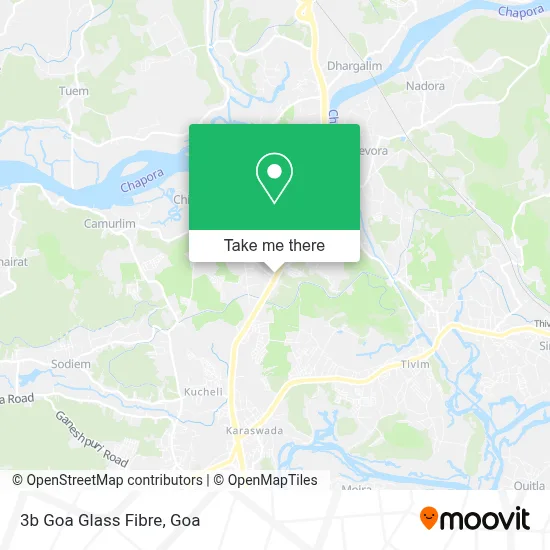 3b Goa Glass Fibre map