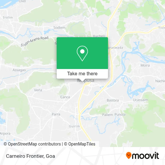 Carneiro Frontier map