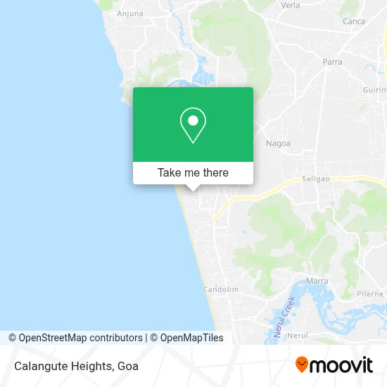 Calangute Heights map