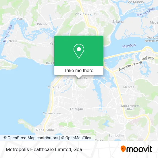 Metropolis Healthcare Limited map