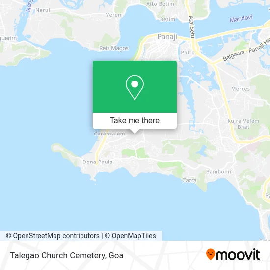 Talegao Church Cemetery map