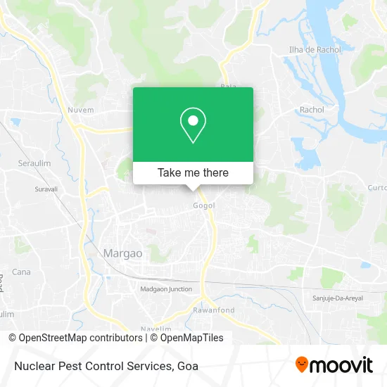 Nuclear Pest Control Services map