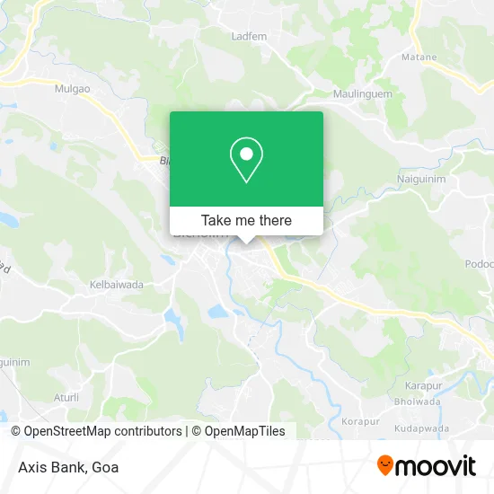 Axis Bank map