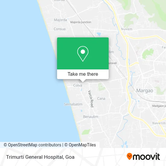Trimurti General Hospital map