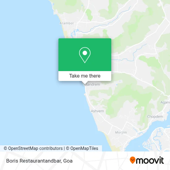 Boris Restaurantandbar map