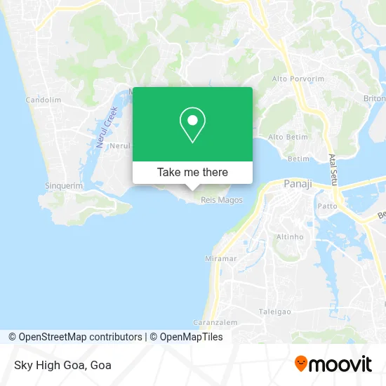 Sky High Goa map