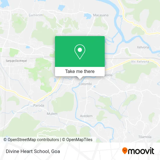 Divine Heart School map