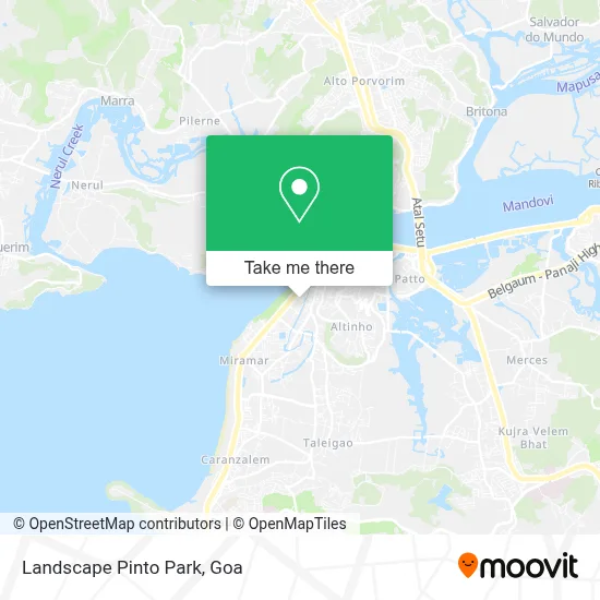 Landscape Pinto Park map