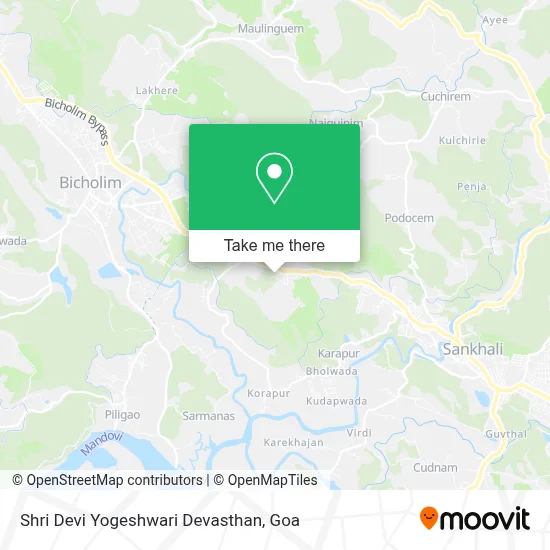 Shri Devi Yogeshwari Devasthan map