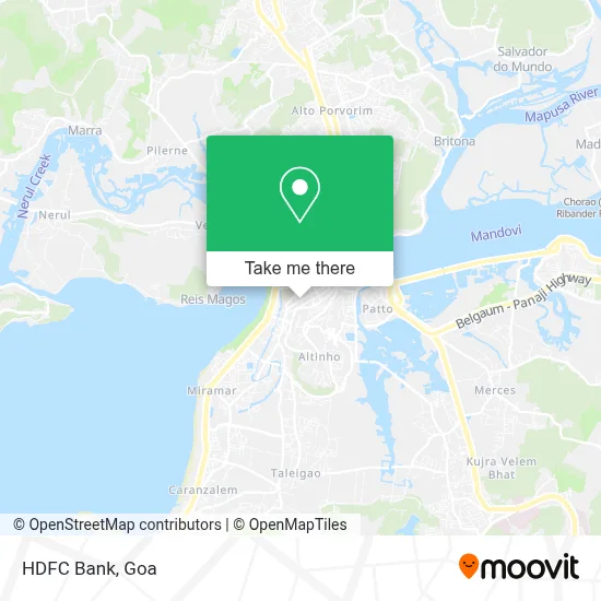 Hdfc Bank map