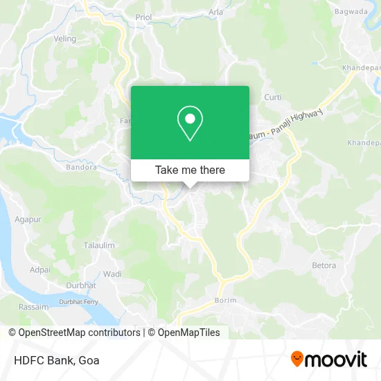 Hdfc Bank map