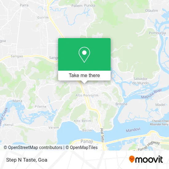 Step N Taste map