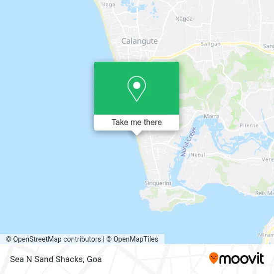 Sea N Sand Shacks map