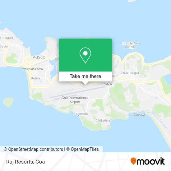 Raj Resorts map