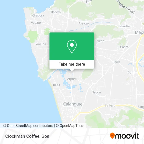 Clockman Coffee map