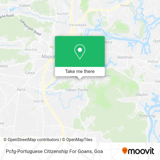 Pcfg-Portuguese Citizenship For Goans map