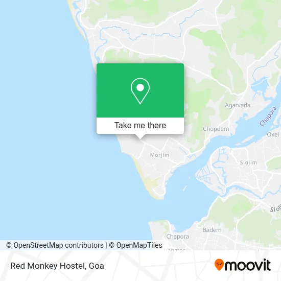 Red Monkey Hostel map