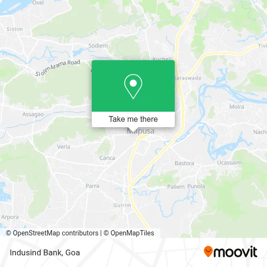 Indusind Bank map