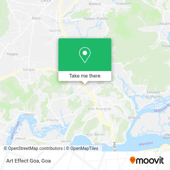 Art Effect Goa map