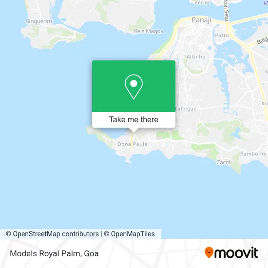Models Royal Palm map