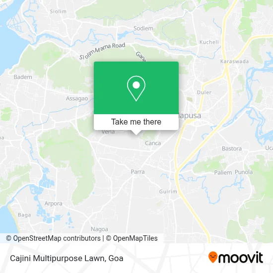 Cajini Multipurpose Lawn map