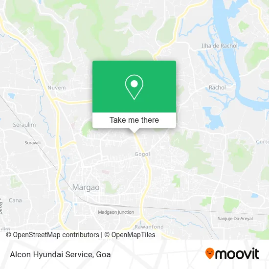 Alcon Hyundai Service map