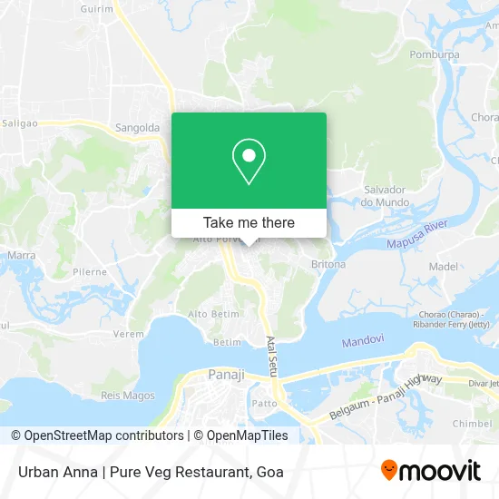 Urban Anna | Pure Veg Restaurant map