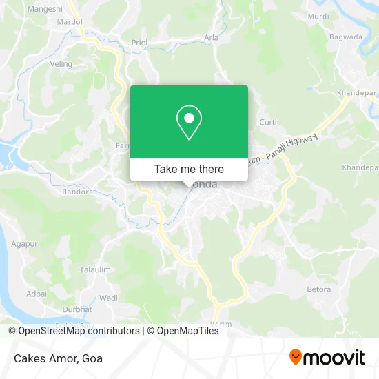 Cakes Amor map