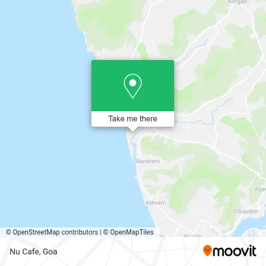 Nu Cafe map