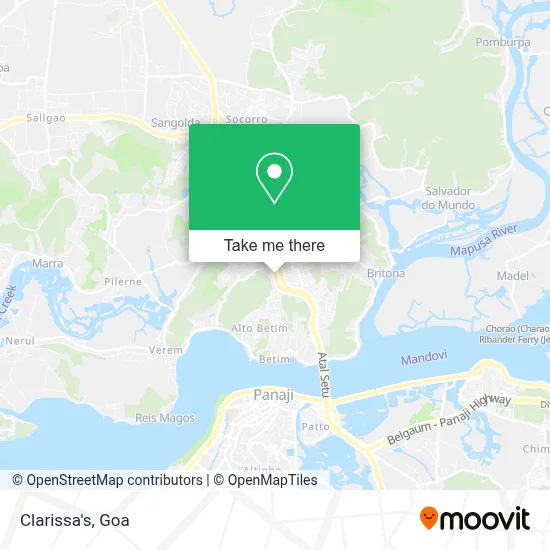 Clarissa's map