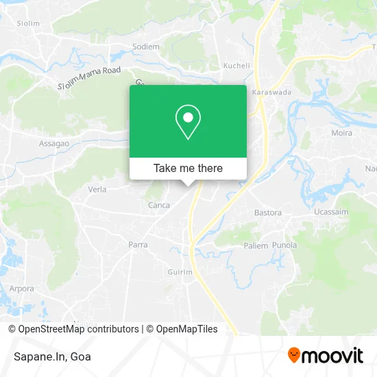 Sapane.In map