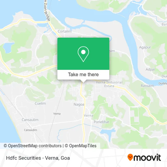 Hdfc Securities - Verna map