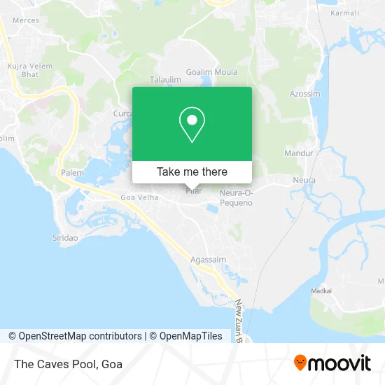 The Caves Pool map