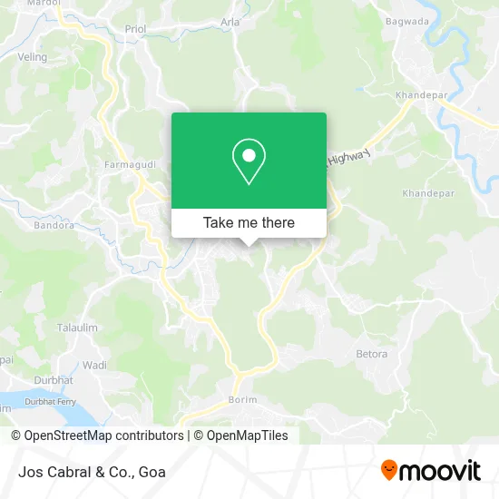 Jos Cabral & Co. map