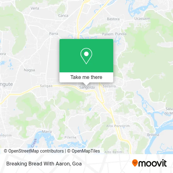 Breaking Bread With Aaron map