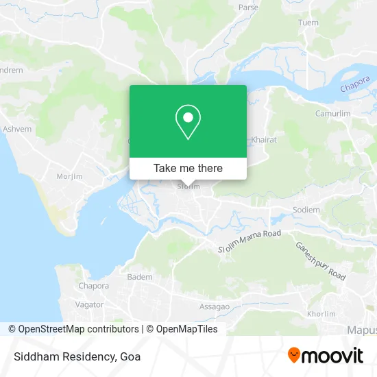 Siddham Residency map