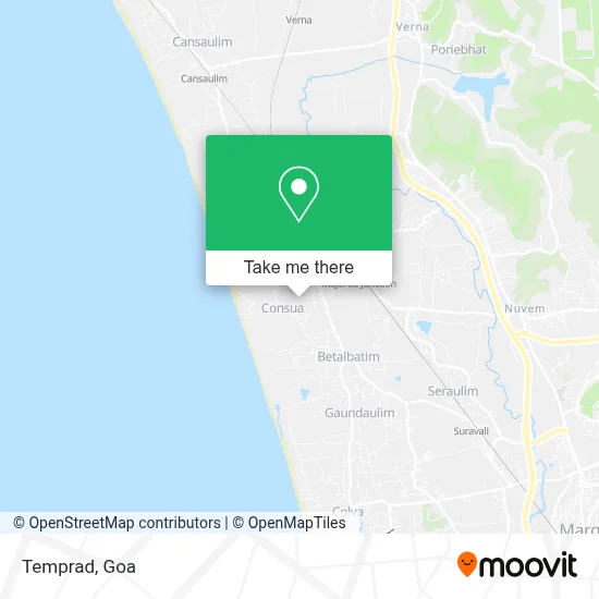 Temprad map