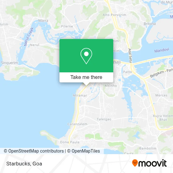 Starbucks map